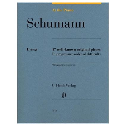  At the Piano - Schumann - 17 well-known original pieces - Pianoforte -  Robert Schumann - copertina