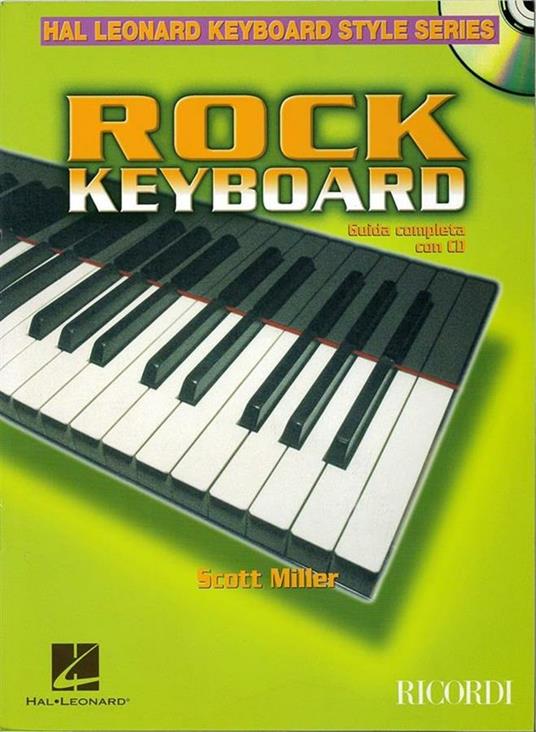  Rock Keyboard + CD. Schott Miller. in itaiano -  Scott Miller - copertina