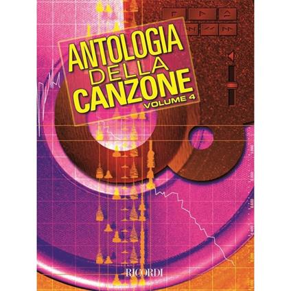  Antologia della Canzone - Volume 4 - Piano e voce - copertina