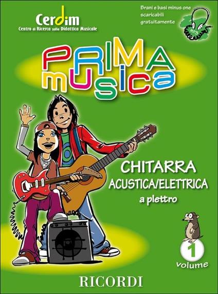  Primamusica: Chitarra Acustica/Elettrica 1. CEDIM -  Massimo Liverotti - copertina