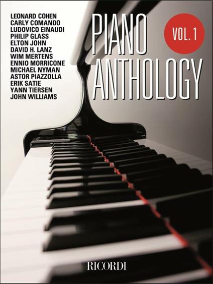  Piano Anthology. vol. 1. arrangiamenti per pianoforte di grandi capolavori - copertina