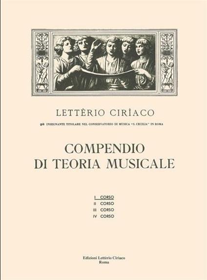  L. Ciriaco. Compendio di Teoria Musicale 1° Corso - copertina
