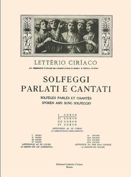 L. Ciriaco. Solfeggi Parlati e Cantati 1° Corso - copertina