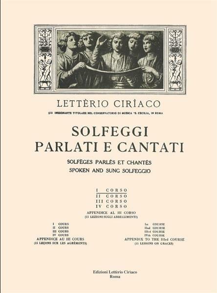  L. Ciriaco. Solfeggi Parlati e Cantati 1° Corso - copertina