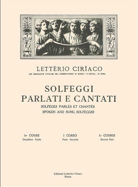  L. Ciriaco. Solfeggi Parlati e Cantati 1° Corso Seconda Parte - copertina