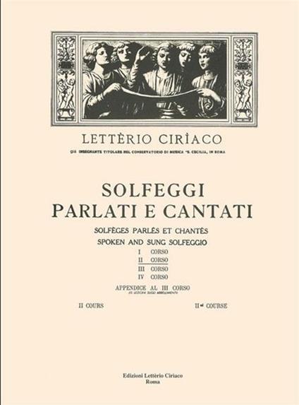  L. Ciriaco. Solfeggi Parlati e Cantati 2° Corso - copertina