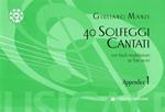  G. Manzi. 40 Solfeggi Cantati. Appendice Al 1° Corso