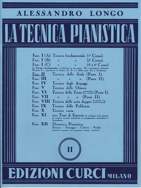  Tecnica pianoforte -  Alessandro Longo - copertina