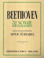  32 sonate per pianoforte. Spartito
