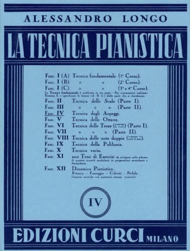  Tecnica pianistica -  Alessandro Longo - copertina