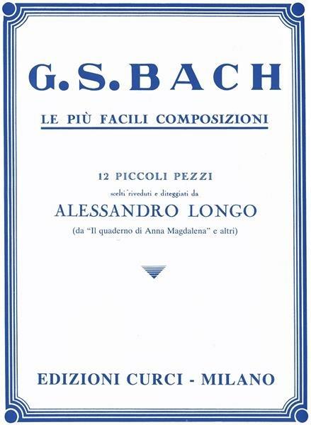 Le più facili composizioni -  Johann Sebastian Bach - copertina