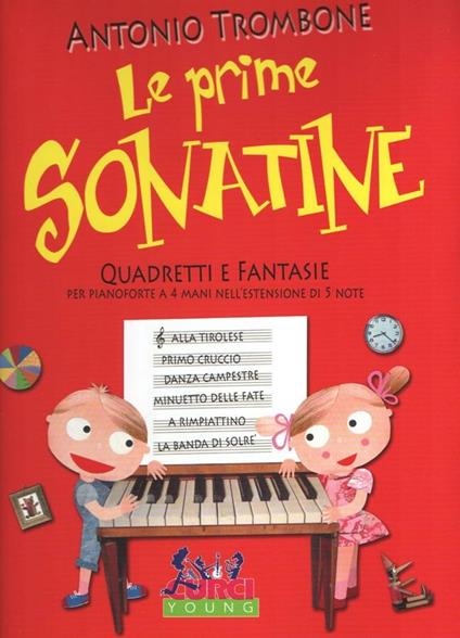 Le prime sonatine -  Antonio Trombone - copertina