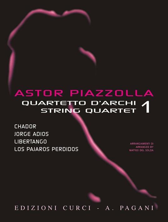  Quartetto d'archi. Spartito -  Astor Piazzolla - copertina
