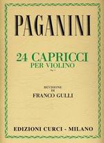  24 capricci Op. 1. Per violino. Spartito
