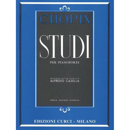  Studi op. 10 e 25 per pianoforte -  Fryderyk Chopin - copertina