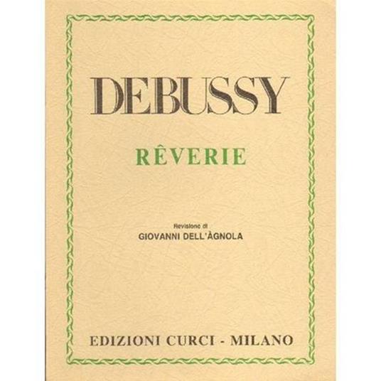  Rêverie. Claude Debussy. Pianoforte - copertina