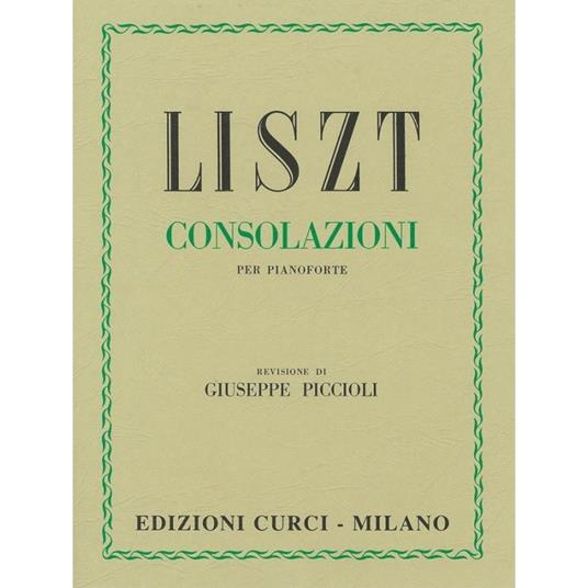  Consolazioni -  Franz Liszt - copertina