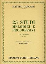  Venticinque studi melodici progressivi op. 60 per chitarra