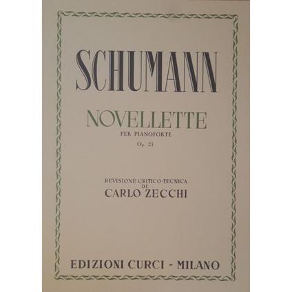  Novellette Op. 21 -  Robert Schumann - copertina