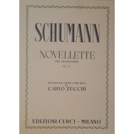  Novellette Op. 21 -  Robert Schumann - copertina