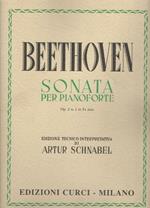  Sonata Op. 2, n. 1 in Fa minore. Per pianoforte. Spartito