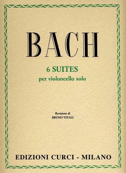  6 Suites per violoncello solo. Spartito -  Johann Sebastian Bach - copertina
