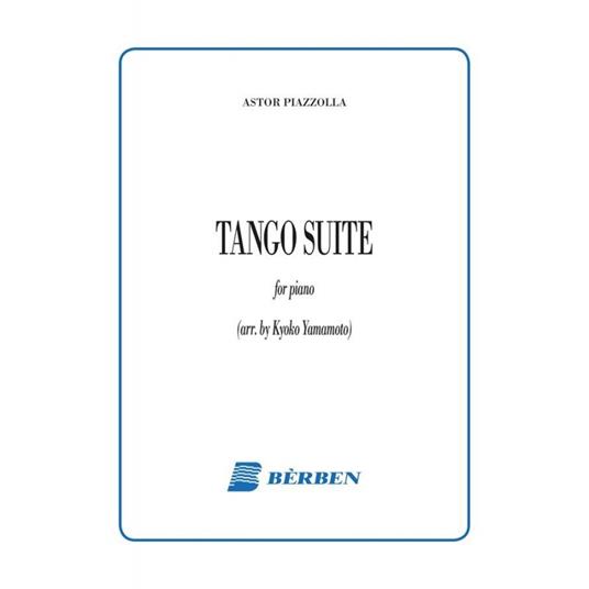  Tango. Suite. Spartito -  Astor Piazzolla - copertina