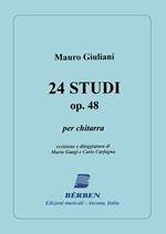  24 Studi Op 48. Giuliani. Chitarra