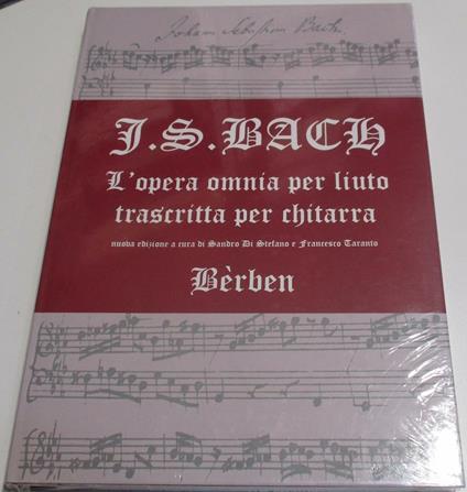  Opera Omnia per Liuto -  Johann Sebastian Bach - copertina