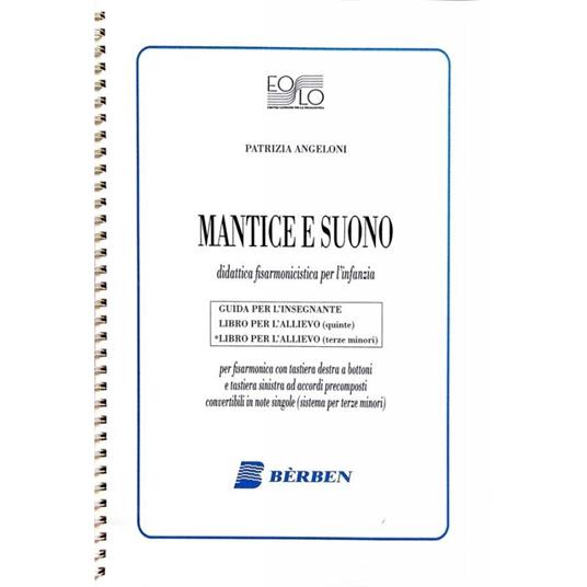  Mantice e suono. Didattica fisarmonicistica per l'infanzia. Libro per l'allievo (terze minori). Metodo - copertina