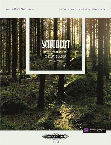  Schubert: Impromptu in G flat major. Pianoforte. Spartito -  Franz Schubert - copertina
