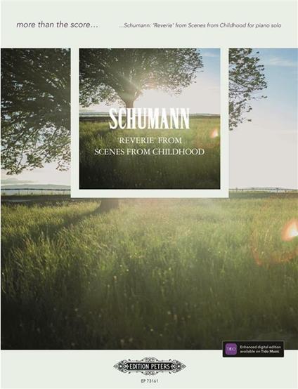  Schumann: Reverie from Scenes from Childhood. Pianoforte. Spartito. Ed Peters -  Robert Schumann - copertina