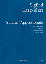  Karg-Elert. Sonata Appassionata per Flauto Solo Op. 140