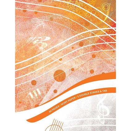  Quaderno di musica chitarra - 64 pp. carta avorio - (standard + tablatura) - copertina