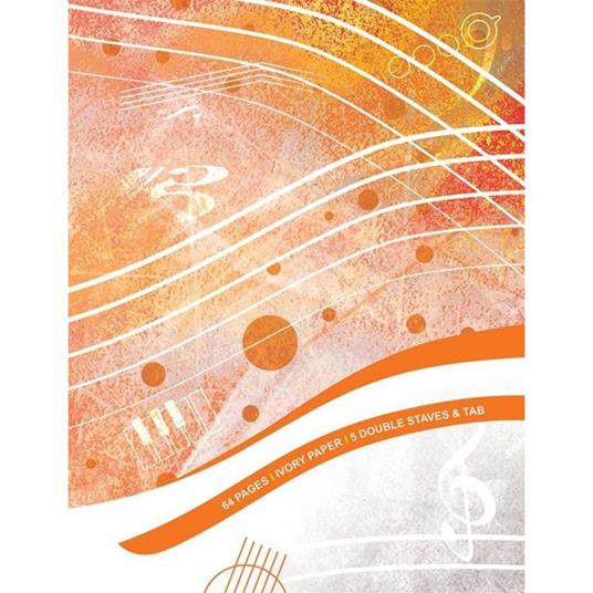  Quaderno di musica chitarra - 64 pp. carta avorio - (standard + tablatura) - copertina