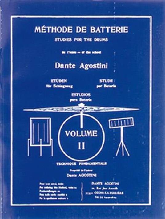  Méthode de batterie. Vol. 2 -  Dante Agostini - copertina