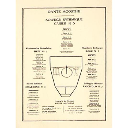  Solfège rythmique. Vol. 3 - copertina