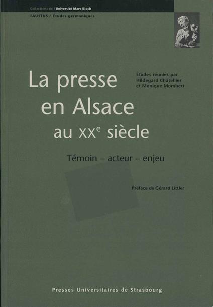 La presse en Alsace au XXe siècle