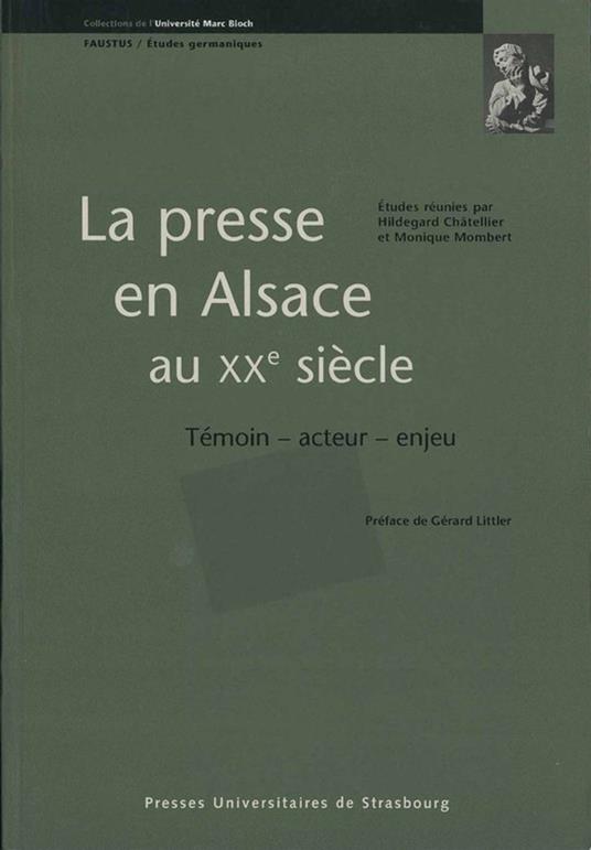 La presse en Alsace au XXe siècle