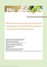 Phronesis. Vol. 10, numéro 1 | 2021. Varia