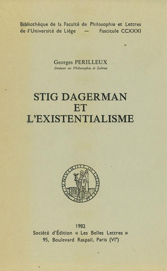 Stig Dagerman et l’existentialisme