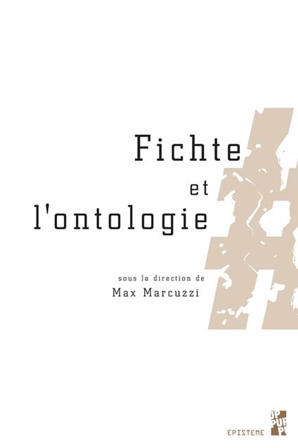 Fichte et l’ontologie