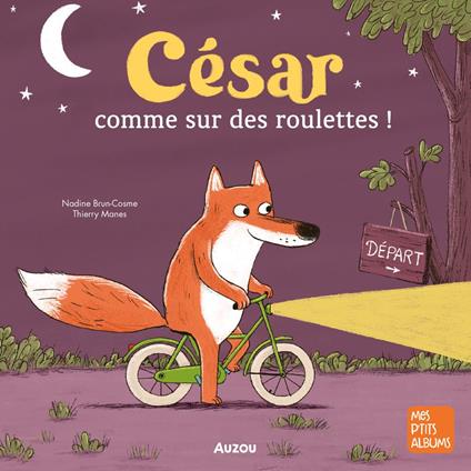 César, comme sur des roulettes