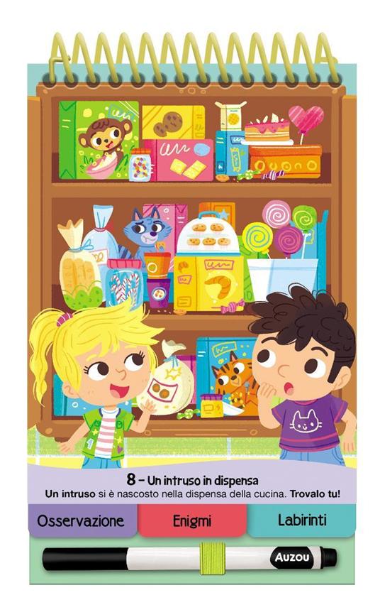 45 giochi... con gli amici. Ediz. a colori. Ediz. a spirale. Con pennarello cancellabile - 2