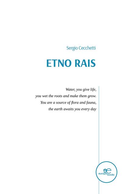 Etno Rais. Ediz. inglese - Sergio Cecchetti - copertina