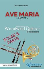 Ave Maria. Woodwind Quintet. Score & parts. Partitura e parti