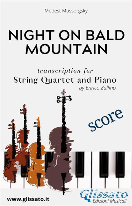 Night on bald mountain. String quartet and piano. Score. Partitura - Modest Mussorgsky - ebook