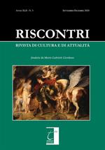 Riscontri. Rivista di cultura e di attualità (2020). Vol. 3: Riscontri. Rivista di cultura e di attualità (2020)