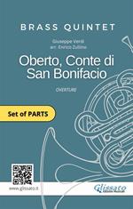 Oberto, Conte di San Bonifacio Overture. Brass Quintet/Ensemble (parts). Parti