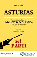 Asturias. Orchestra scolastica. Set parti